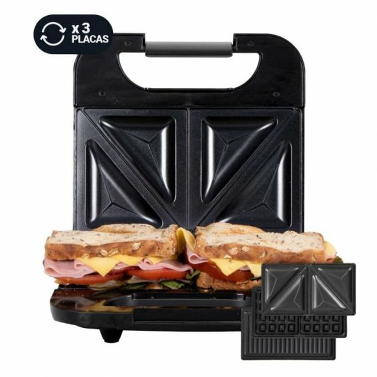 Smörgåsmaskin Universal Blue 700 W Svart